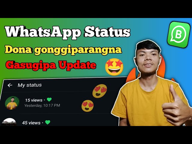 WhatsApp Status Dona Gonggiparangna Gasugipa Update 🤩 | WhatsApp Ni Gital Update 🔥