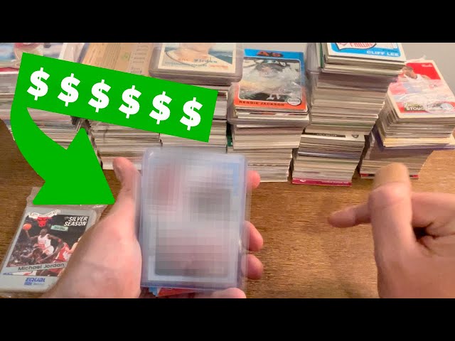 INSANE $60 SPORTS CARDS BOX FROM GOODWILL…WORTH IT?!