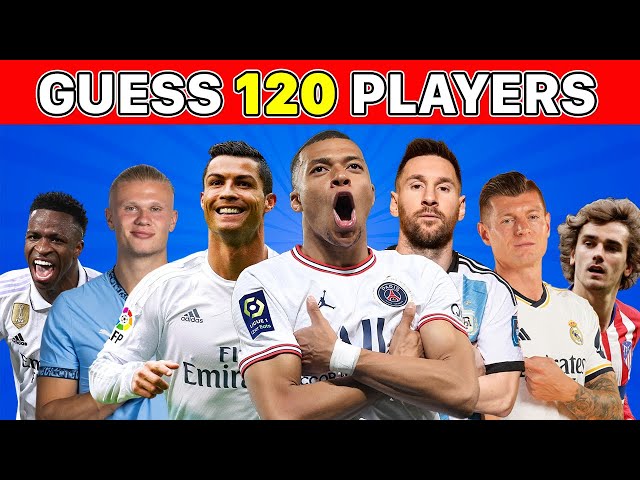 GUESS 120 FOOTBALL PLAYERS IN 3 SECONDS ⚽️ FOOTBALL QUIZ 2024