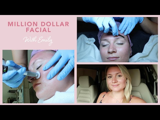 Million Dollar Facial // Trip to the Esthetician with Emily - VLOG!