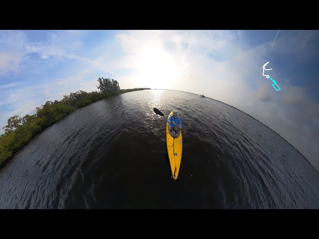 2024-03-09 - Manatee River 2: First outing with Insta360 X3