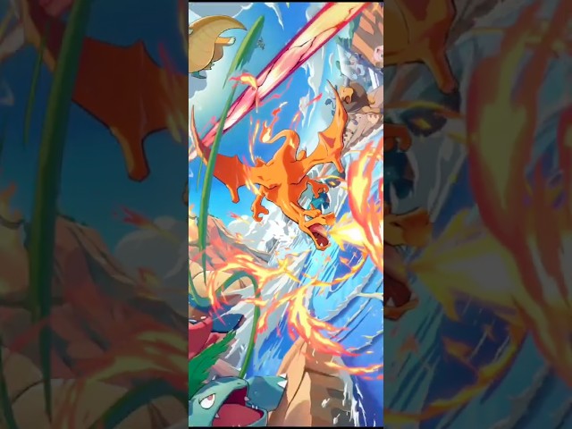 Full art immersive card: Charizard ex #pokemontcgpocket #pokemoncards #shorts #fullartpokemoncard