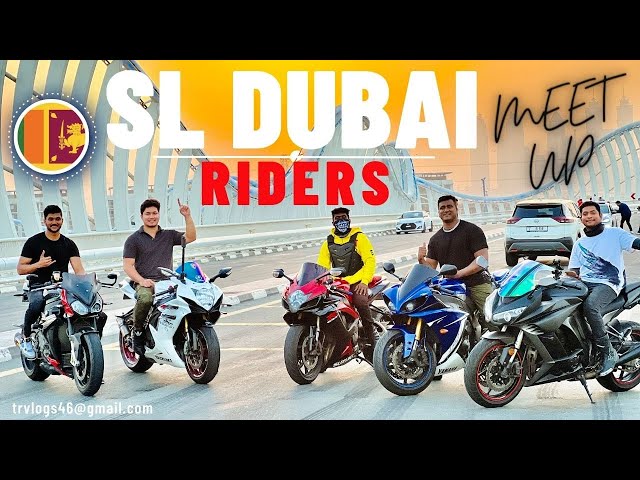 SL Dubai Riders Meetup | Meydan Bridge #srilanka #superbike #viral #automobile #dubai#asiancountry