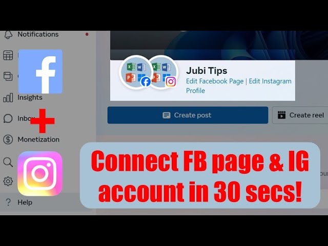 Connect a Facebook page and an Instagram account 2025