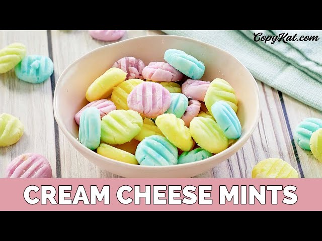 How to Make Cream Cheese Mints