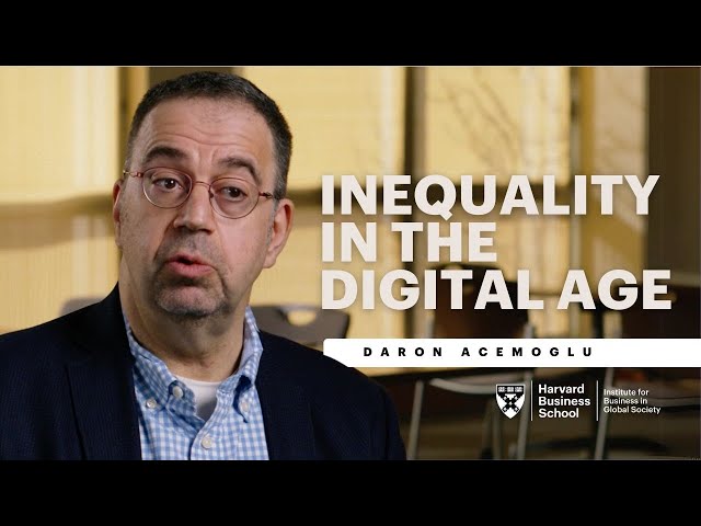 AI & Inequality | Daron Acemoglu: Big Tech poses risks as AI reshapes society