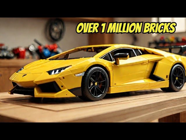 Lamborghini Lego Car Speed Build