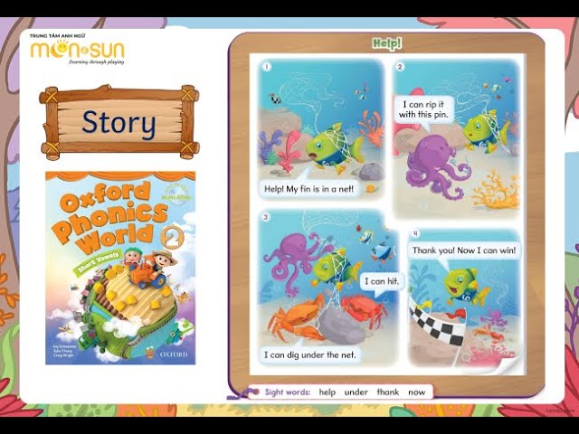 Oxford phonics world 2 story -  Help