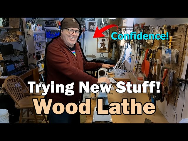 The Free Range Creative's Journey Begins: Wood Turning on a Lathe