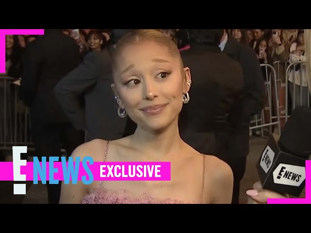 Ariana Grande TEASES Her Oscars 2025 Dress (Exclusive) | E! News