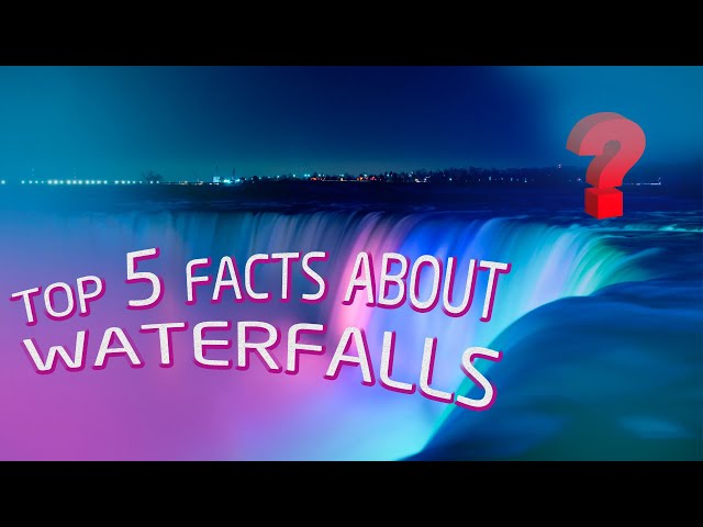 Top 5 facts about waterfalls that will blow your mind. VR 360, 4K