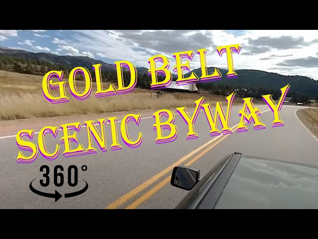 360 degree Drive of High Park Rd Highway Gold Belt Scenic Byway Colorado