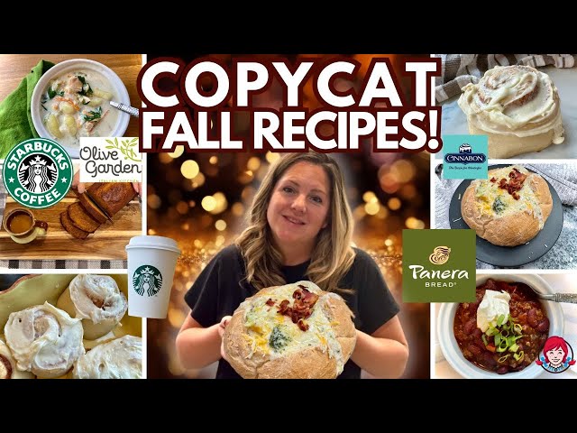 Top 5 Secret Fall Recipes from Panera, Starbucks & More!