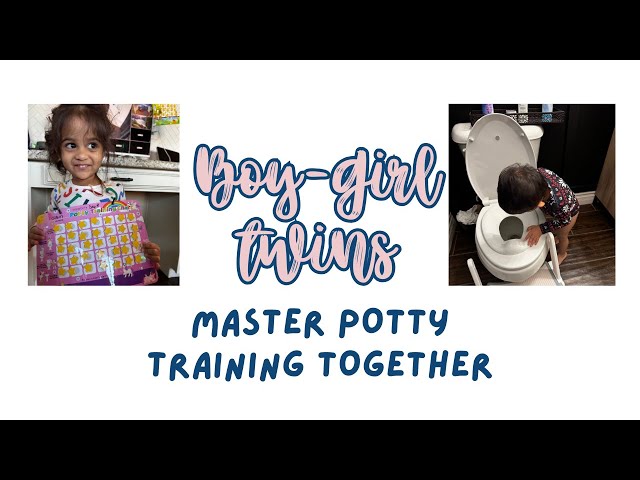 2-year-old Boy-girl Twins Master Potty Training Together!