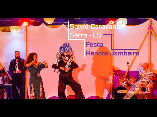 A Festa na voz de Renata Jambeiro e com maracatu no Sarau Caravana