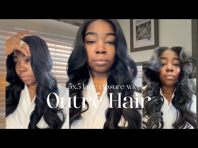 NATURAL HAIR UNIT| OUTRE 5X5 LACE CLOSURE HUMAN HAIR BLEND| O THATS BEAUTIFUL