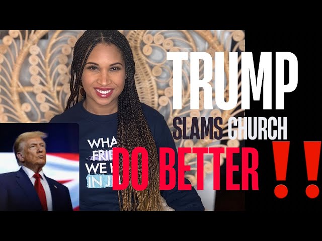 Trump  Slams Church Service👀 He Says Do Better‼️ Bishop Advocates for Transgenders and Immigrants.