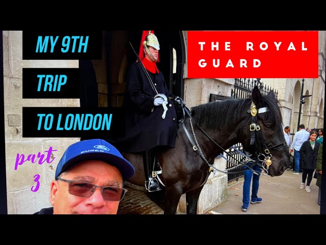 My 9th Trip to London To Visit 3K Brandy Part 3 Royal Guard on Horseback