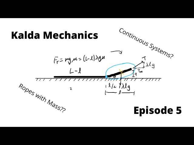 Physics of Continuous Objects (Ropes) | Kalda Mechanics Series Ep. 5