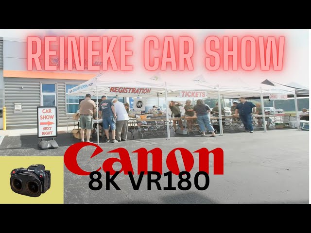 Reineke Car Show Part 1 Findlay, Ohio 2023 Canon 8K60 VR180