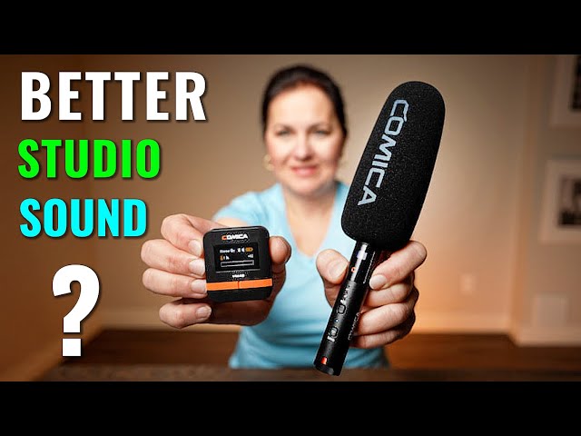 DID THE STUDIO SOUND GET BETTER? Comica VM40 microphone