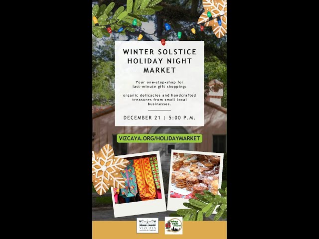 Holiday Market, Dec. 21