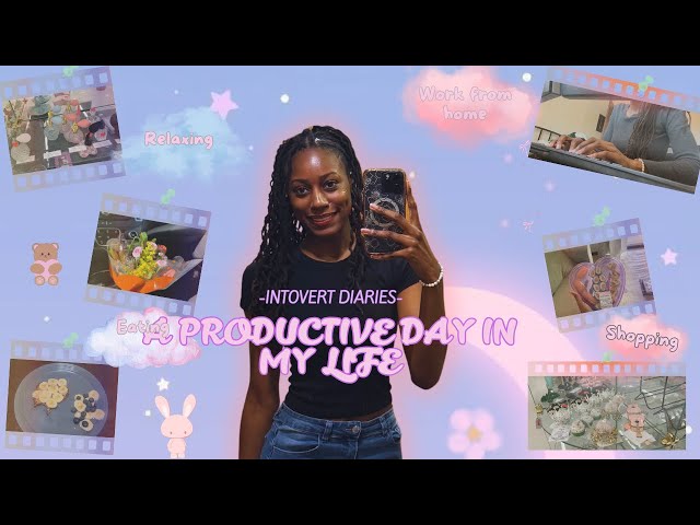 Introvert Diaries 🧸| Productive vlog, working, shopping, eating, cozy etc.