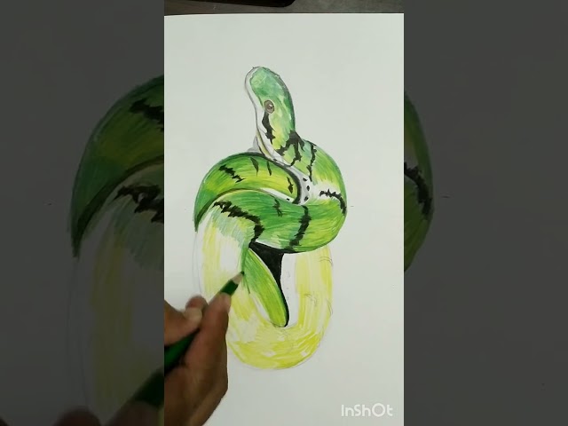 how to draw snake #drawing #youtubevideo #video