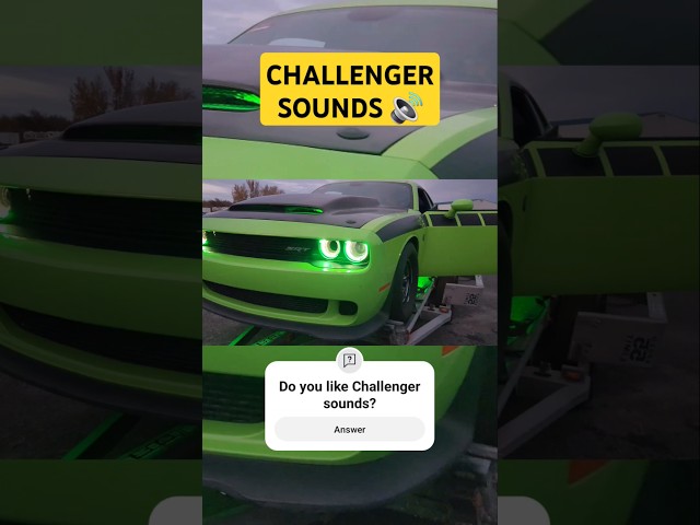 dodge challenger exhaust sound