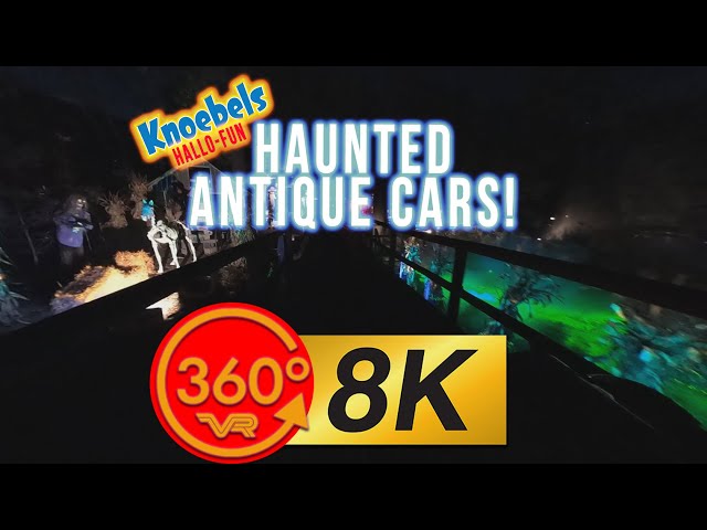 Haunted Antique Cars ride Knoebels 2024 360 VR Experience