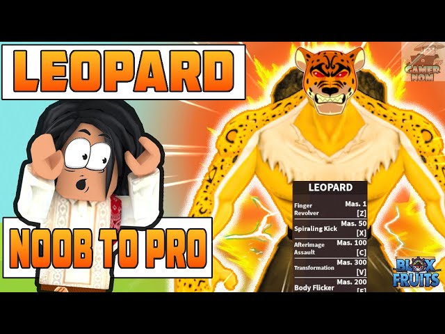 Bloxfruits Noob to Pro Using LEOPARD FRUIT (1-700)