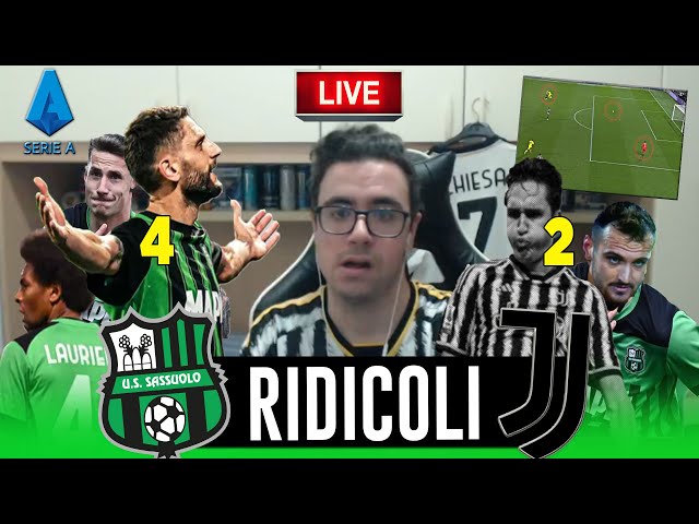 PARTITA VIETATA AI MINORI!!!!! SASSUOLO JUVENTUS 4-2 | REAZIONE TIFOSO JUVENTINO