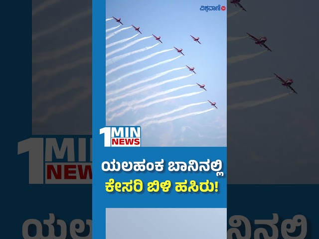 Bangalore Air Show 2025 | ಯಲಹಂಕ ಬಾನಿನಲ್ಲಿ ಕೇಸರಿ ಬಿಳಿ ಹಸಿರು! | Vishwavani TV