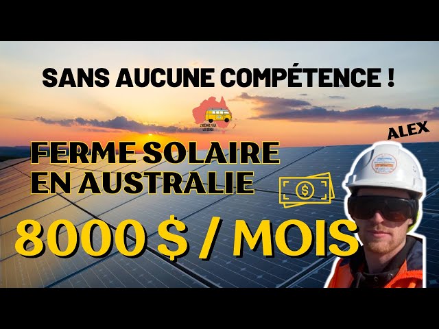 Travailler dans le solaire en Australie ( construction )