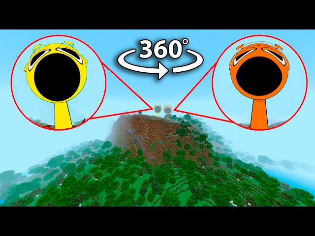 I Found Pop Incredibox Sprunki in MINECRAFT 360° VR