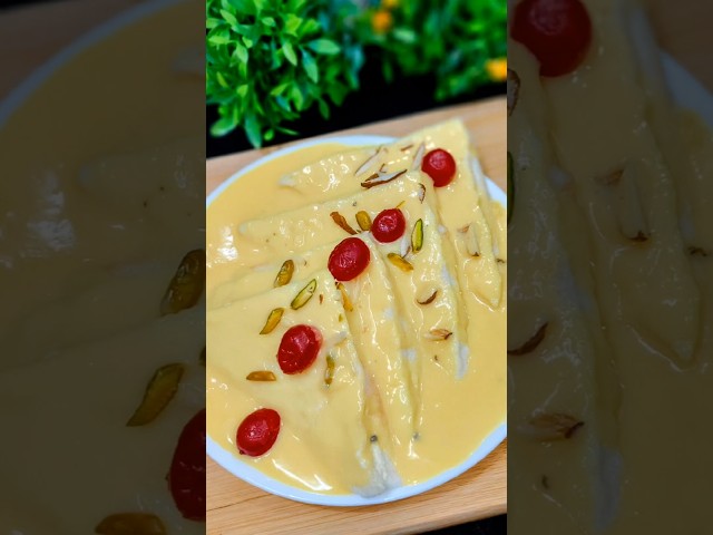 Easy Bread Malai Custard Recipe | bread Malai custard | desserts recipes #shorts #bread #recipe