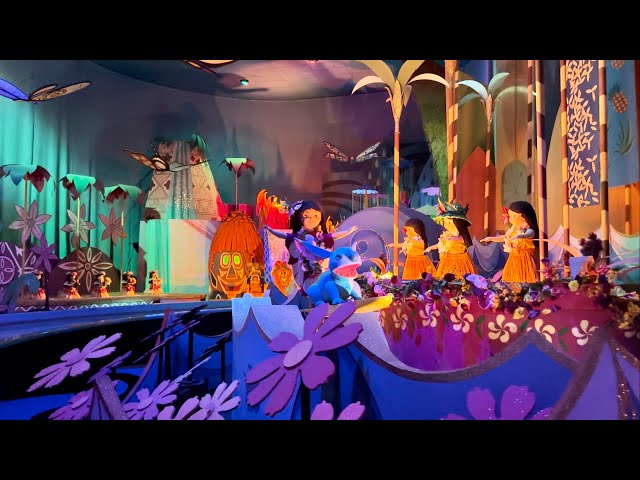 “it’s a small world” Full ride Disneyland 2024