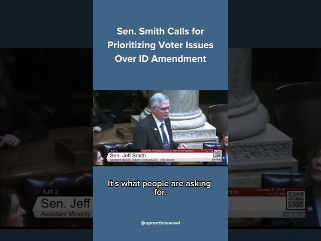 Sen. Jeff Smith (D-Brunswick) criticized the push to make voter ID a constitutional requirement