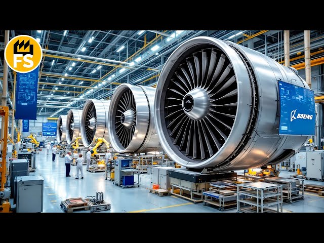 How do they create the engines that lift Boeing? Impressive engineering!