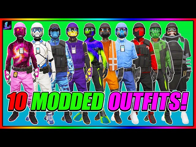 GTA 5 HOW TO GET 10 MODDED OUTFITS ALL AT ONCE! *AFTER PATCH 1.68* GTA Online