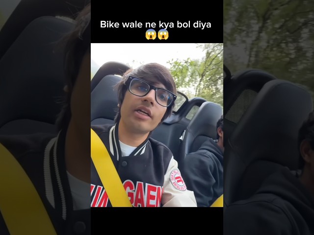 Bike wale ne kya bol diya 😱 ||sourav joshi vlogs|| #souravjoshi #shorts