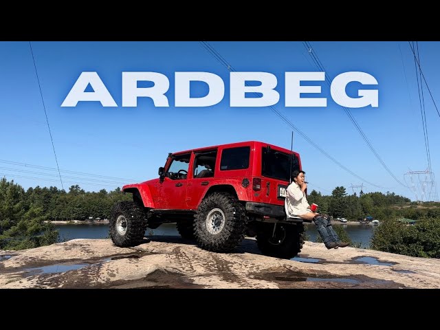 Jeep Rubicons Take on Ardbeg