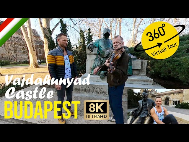 Visit Budapest: Vajdahunyad Castle (Vajdahunyad vára) - VR 360° Virtual Travel Vlog in Hungary 8K