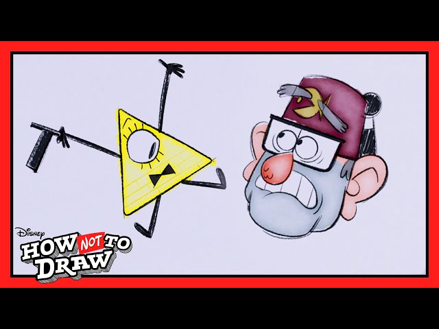 Gravity Falls Grunkle Stan Cartoon Comes to Life 🖊️ | How NOT to Draw |  @disneychannel