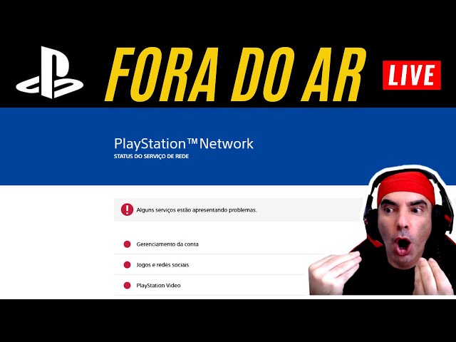 🚨 PSN FORA DO AR! PlayStation Network DESATIVADA! Atualizações e Notícias de Status da PSN AO VIVO 🔴