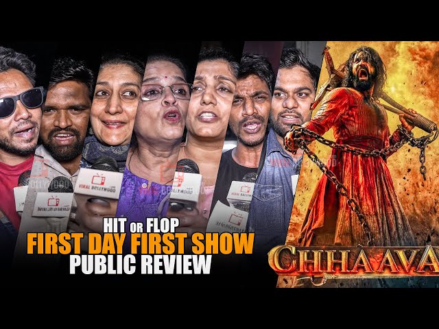 Chhaava Movie | First Day First Show | Media Review | Vicky Kaushal, Rashmika M, Akshaye Khanna