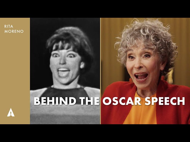 Rita Moreno | 34th Oscars Best Supporting Actress | Behind the Oscars Speech