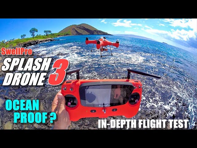 SwellPro Waterproof SPLASH DRONE 3 Review - Part 2 Flight Test - Ocean Proof?