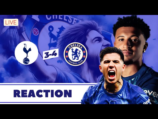 😱 Chelsea STUN Tottenham 3-4! Palmer, Sancho, & Enzo MAGIC!