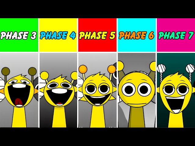 Incredibox Sprunki: Everyone Is Alive - Phase 3 Vs Phase 4 Vs Phase 5 Vs Phase 6 Vs Phase 7